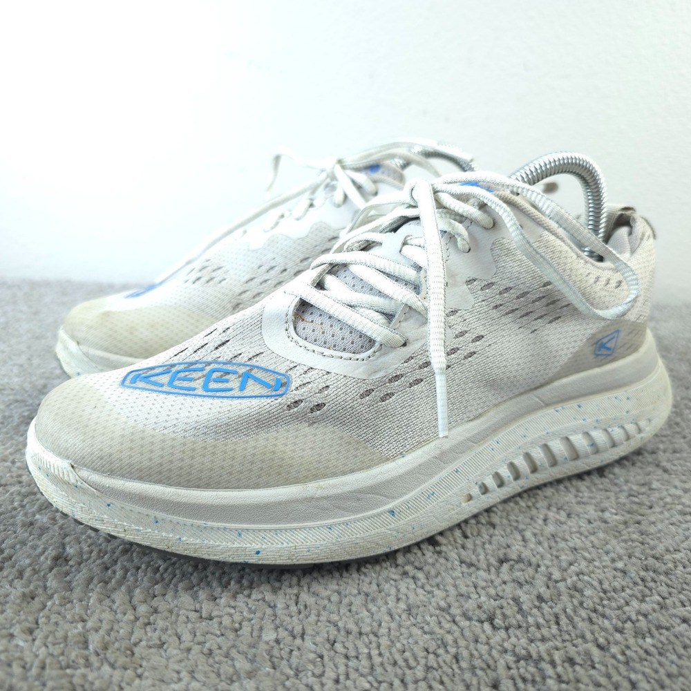KEEN WK400 Walking Shoes Womens 8.5 Sneakers Light Gray Low Top 1027475